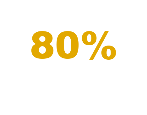 Over 80% of students receive financial aid