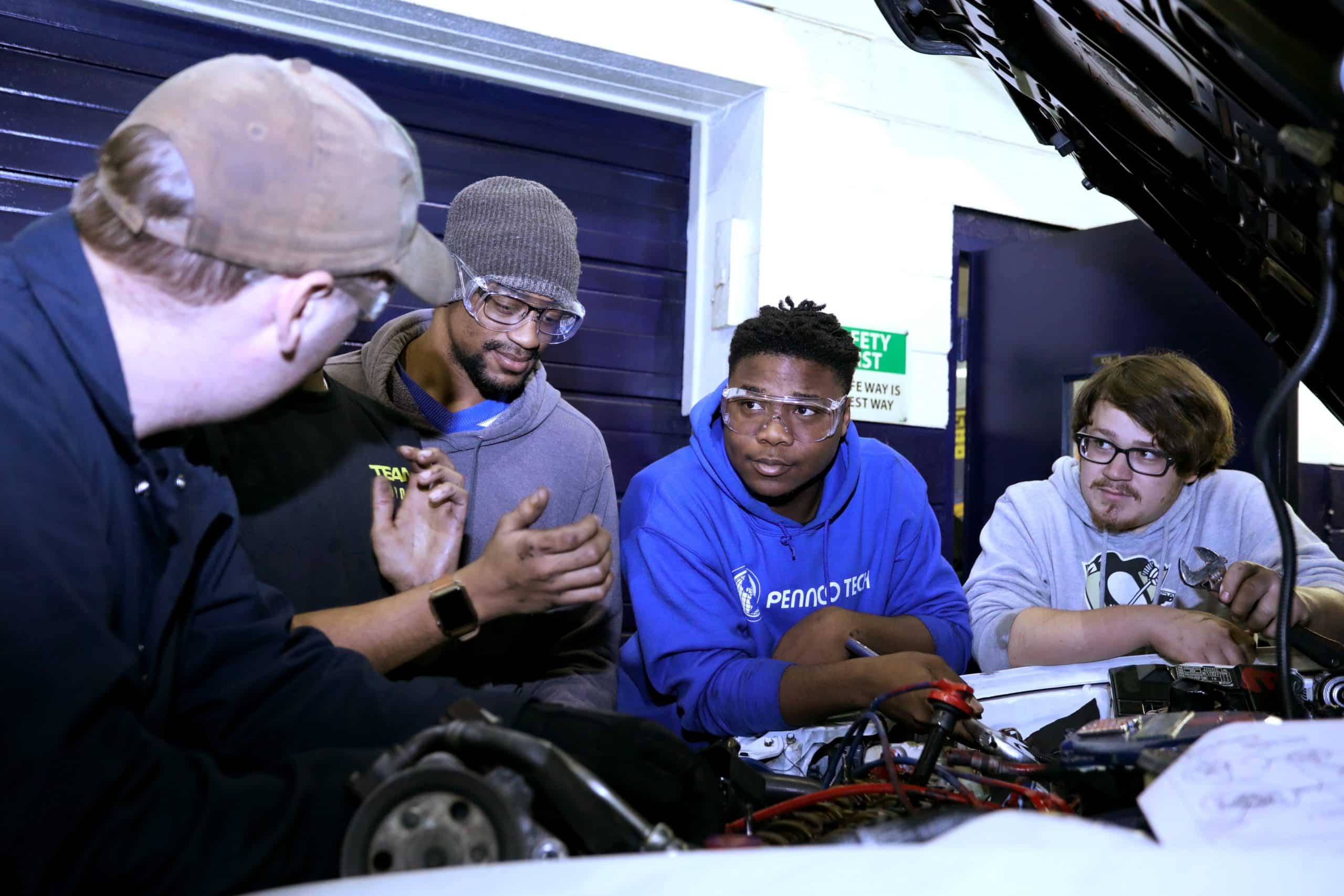 Automotive students